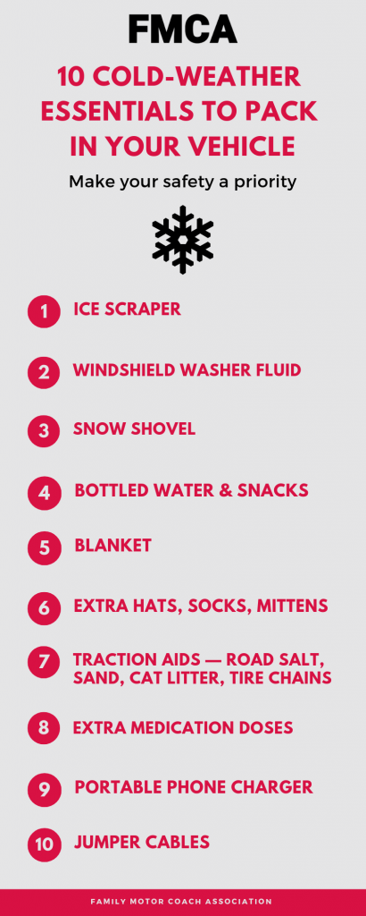 10 Cold-Weather Essentials to Pack in Your Vehicle