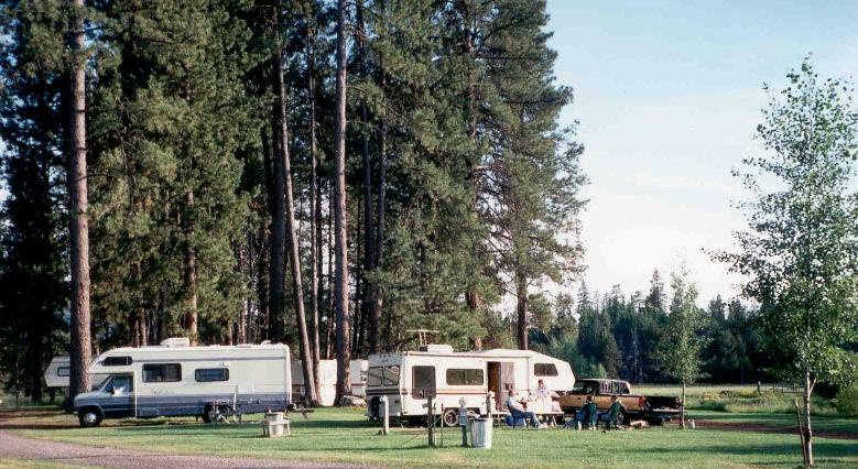 RV trip planning at campground