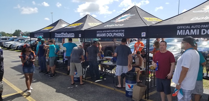 Miami Dolphins Tailgate Store, Miami Dolphins Tailgating