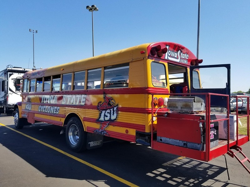Iowa State Tailgating Bus