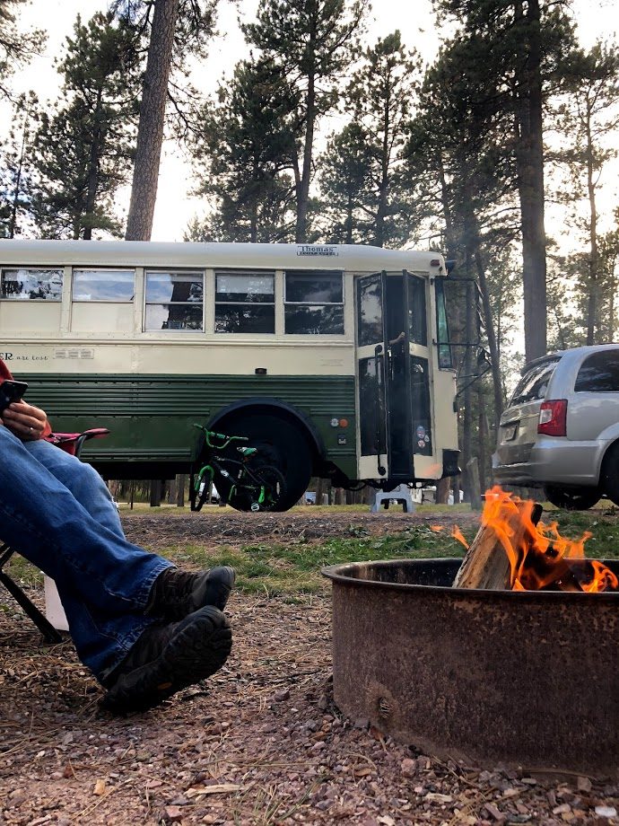 Blue Bell Campground in Custer State Park South Dakota.