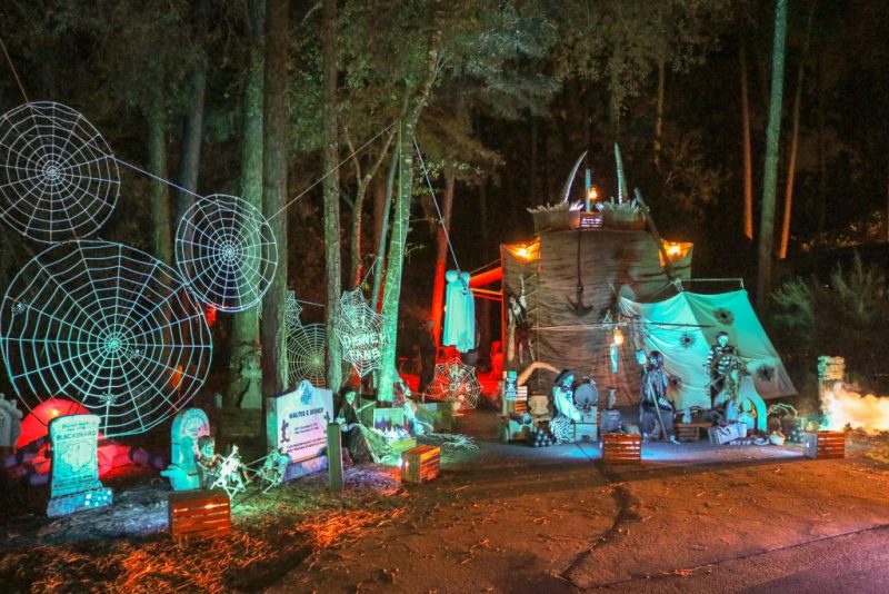 Disneyworld is a great Halloween destination and Ft. Wilderness makes an RV trip possible. 