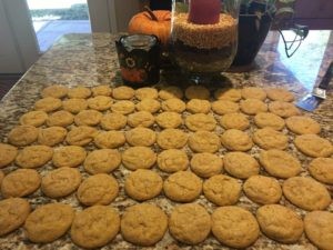 Pumpkin Sugar Cookies