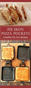Pie iron pizza pocket