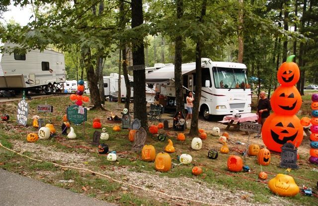 Halloween RV Trip at campground