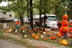 Halloween RV Trip at campground