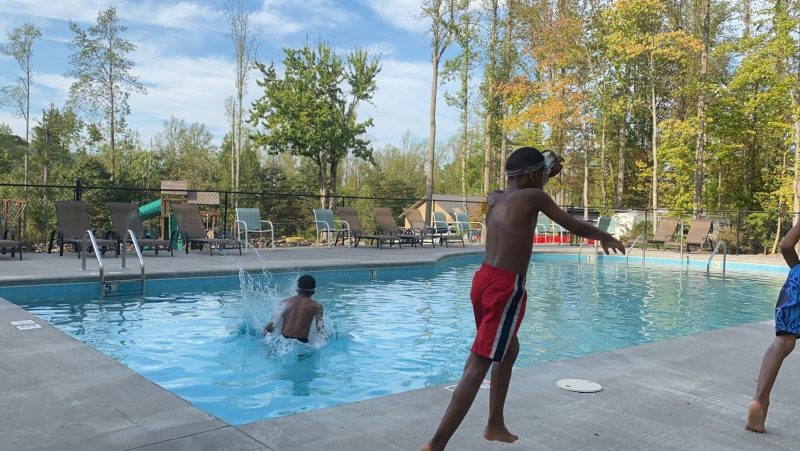 Pool at Gatlinburg KOA East RV Park