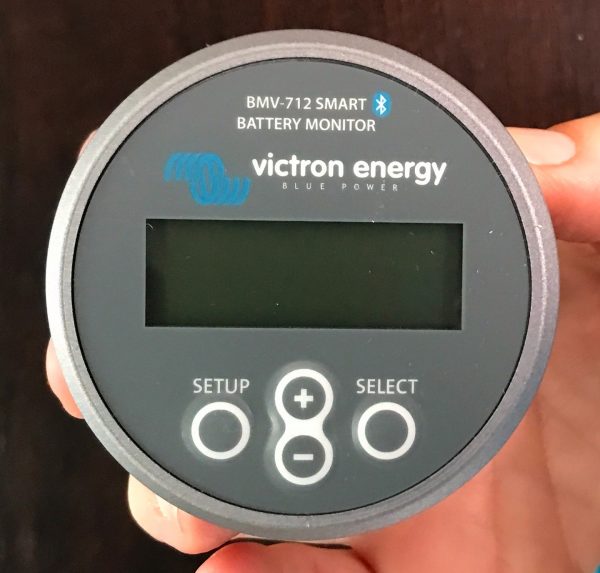 Victron battery monitor display