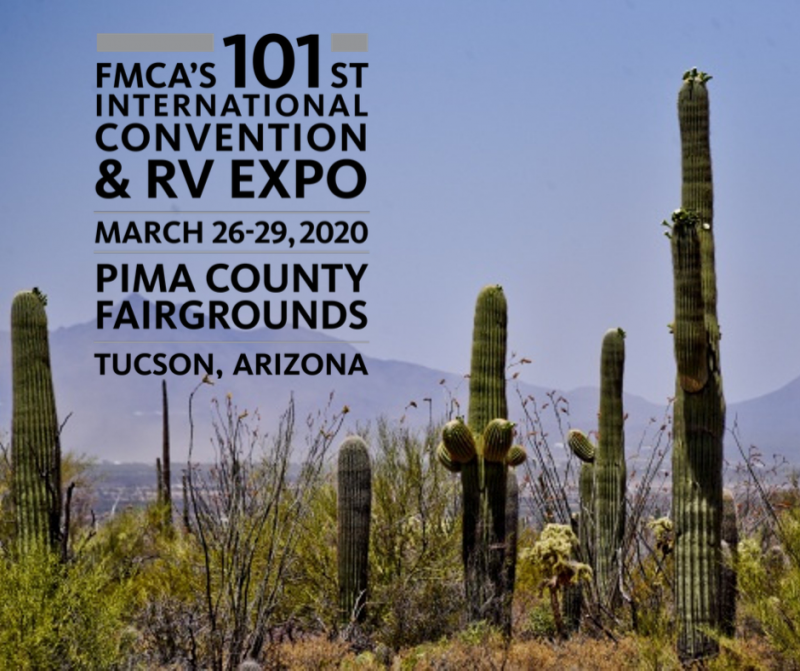 FMCA International Convention in Tucson Sunsets and Saguaros