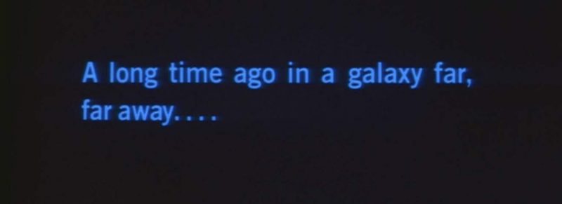 Star Wars opening text