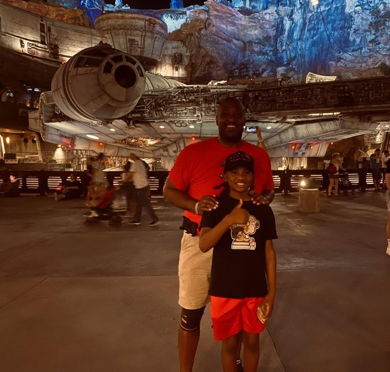 Millenium Falcon at Star Wars Galaxy's Edge