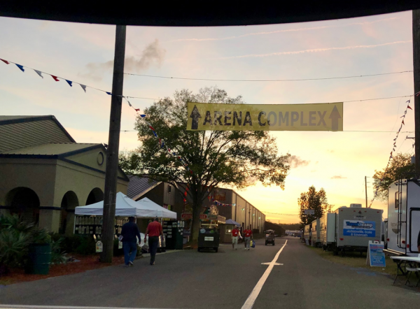 End of the day at the Florida RV Supershow