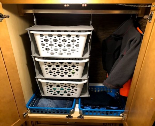 great way to organize your RV closet