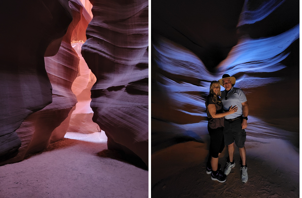 Upper Antelope Canyon Slot Canyon with daylight