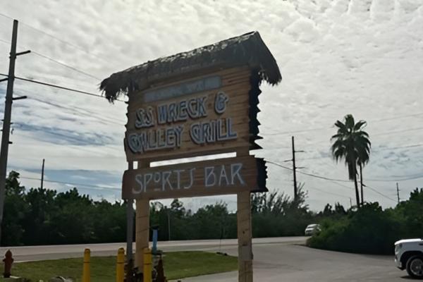 SS Wreck Galley Grill sign RVing To the Florida Keys