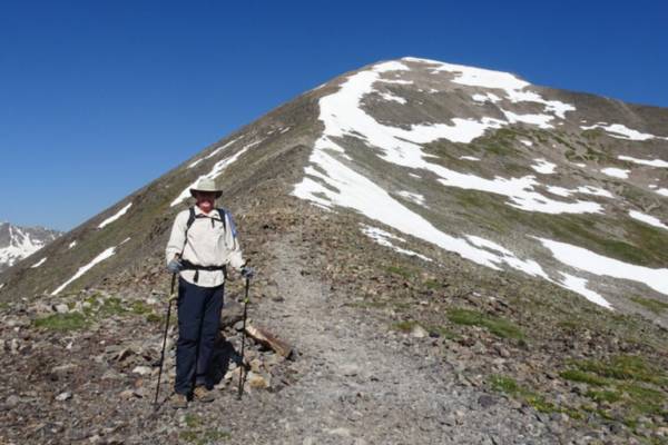 Hiking Quandary Peak