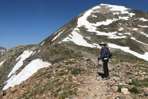 Hiking Quandary Peak