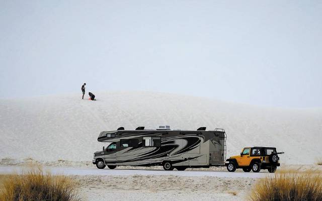 RV camping White Sands National Park