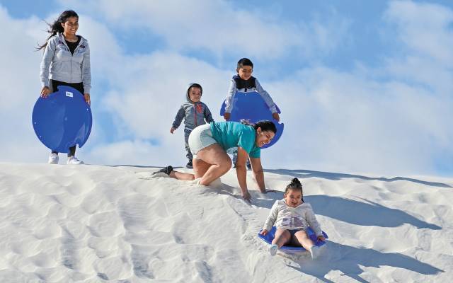 Rent sleds White Sands  National Park