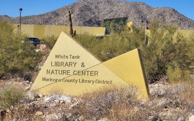 RV campsites with water and electric hookups at White Tank Mountain Regional Park in Phoenix, Arizona