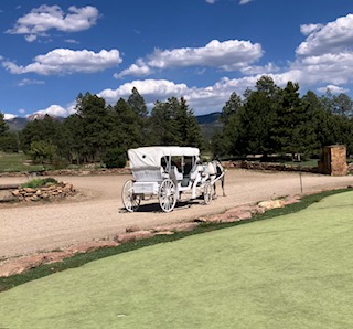 horse drawn carriage Echo Basin RV Resort