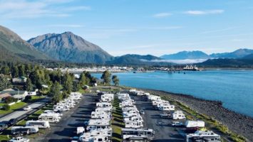 RV camping in Alaska