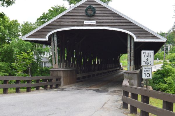 New Hampshire Road Trip: Covered Bridges: Rowell Covered Bridge
