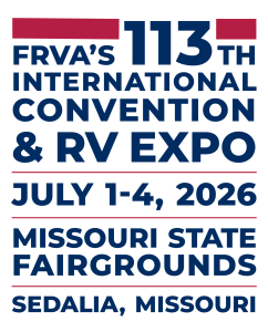 Family RV Association logo for 113th international convention and rv expo